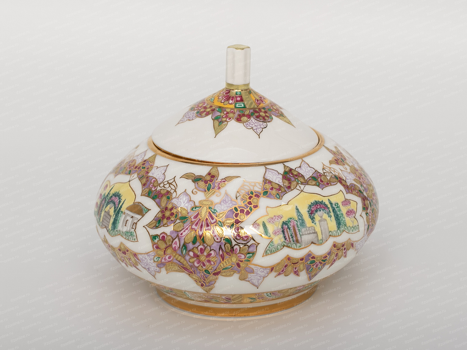 Сервиз чайный,форма.Купольная,р.Райский сад 6/15