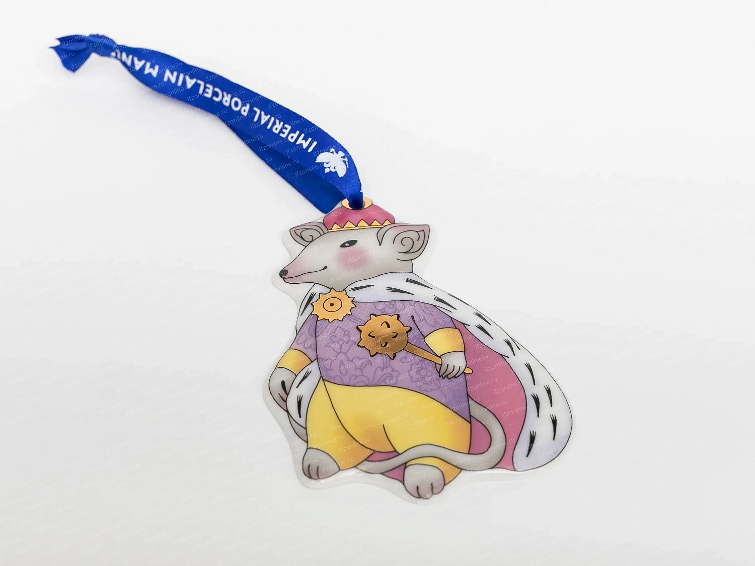 Елочная игрушка форма Мышиный король