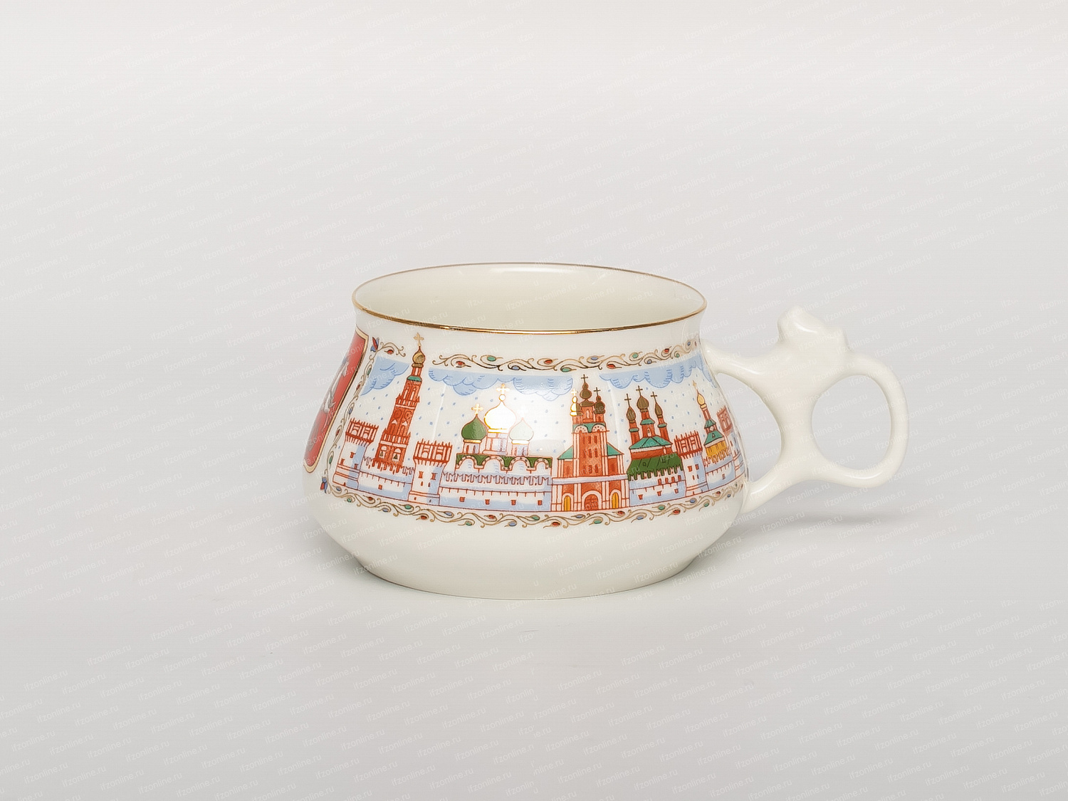 Чашка с блюдцем,рисунок. Билибина Москва златоглавая