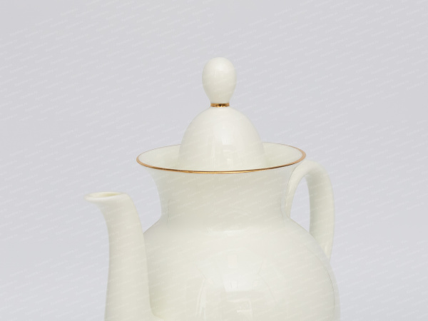 Кофейник, форма Классическая-2, рисунок Золотая лента