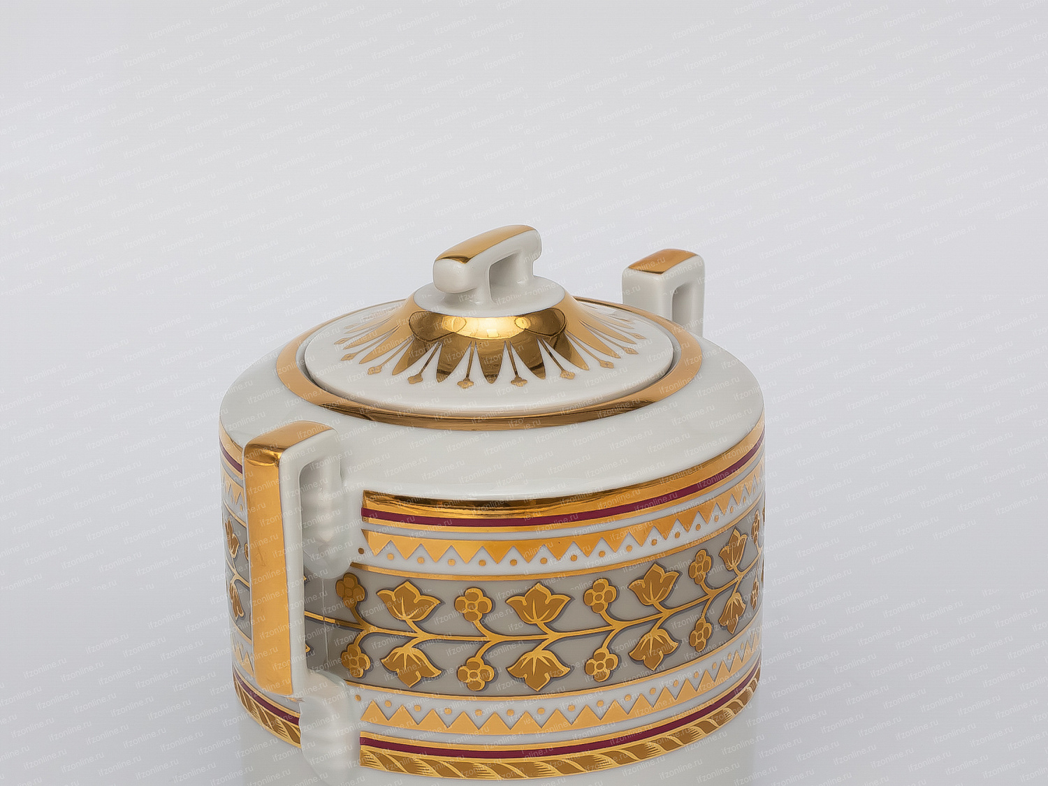 Сервиз чайный форма Гербовая, рисунок Бельведер, 6/14