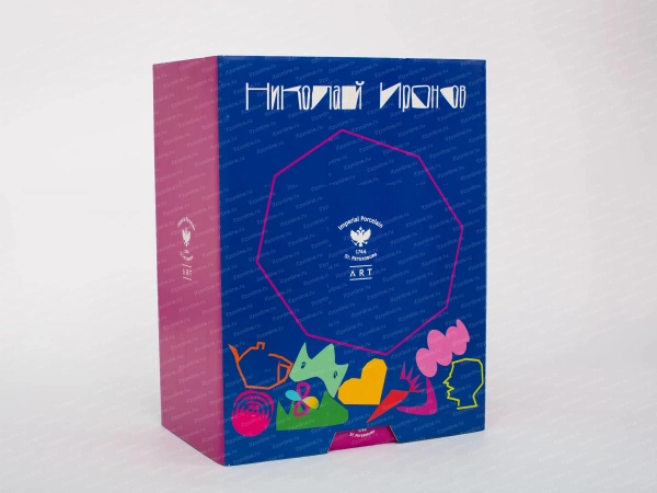 Подарочный набор Бокал ф.Вариации, рис.Bottle family 1 