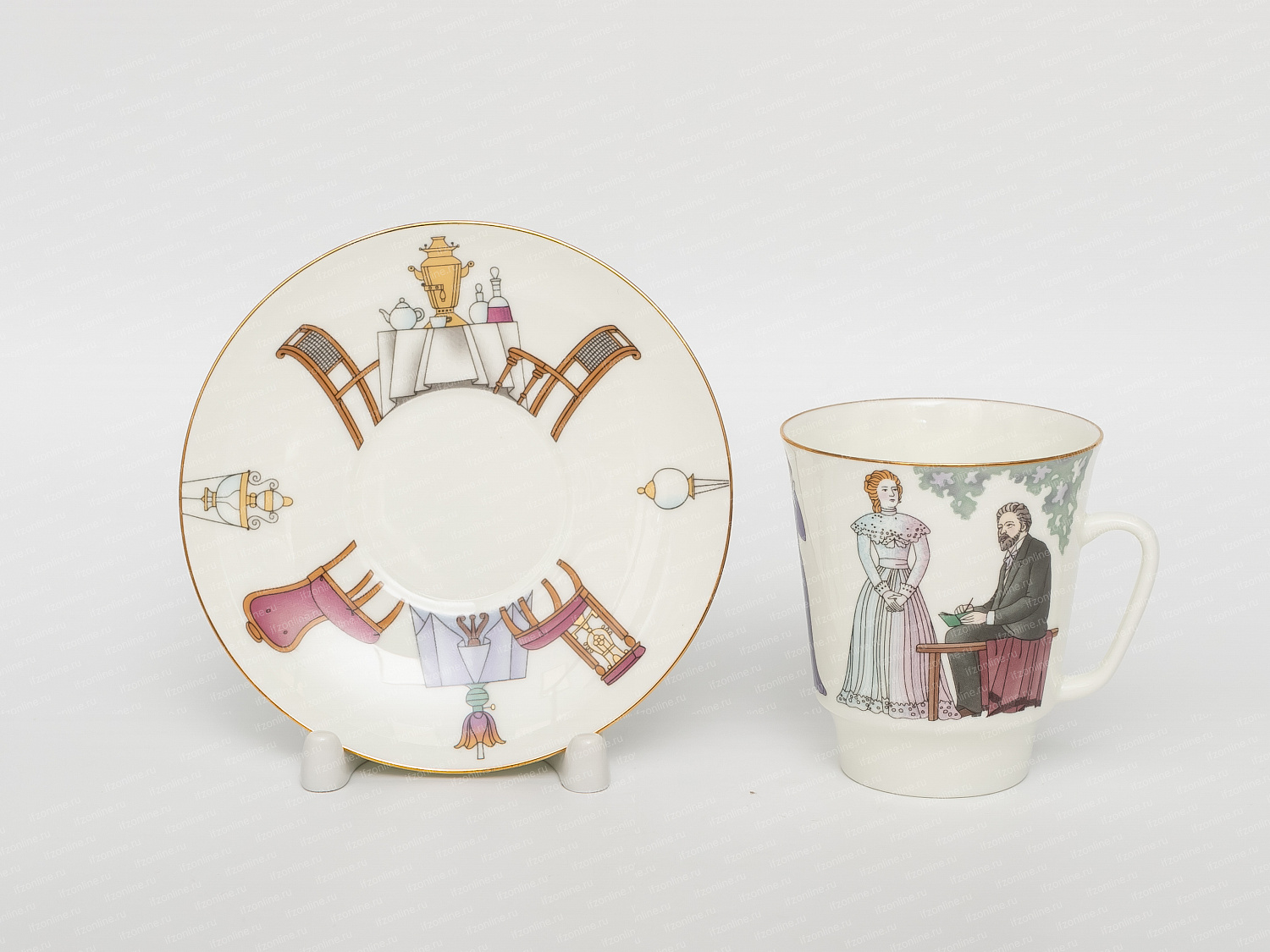 Комплект кофейный форма. Майская рисунок. Балет Чайка