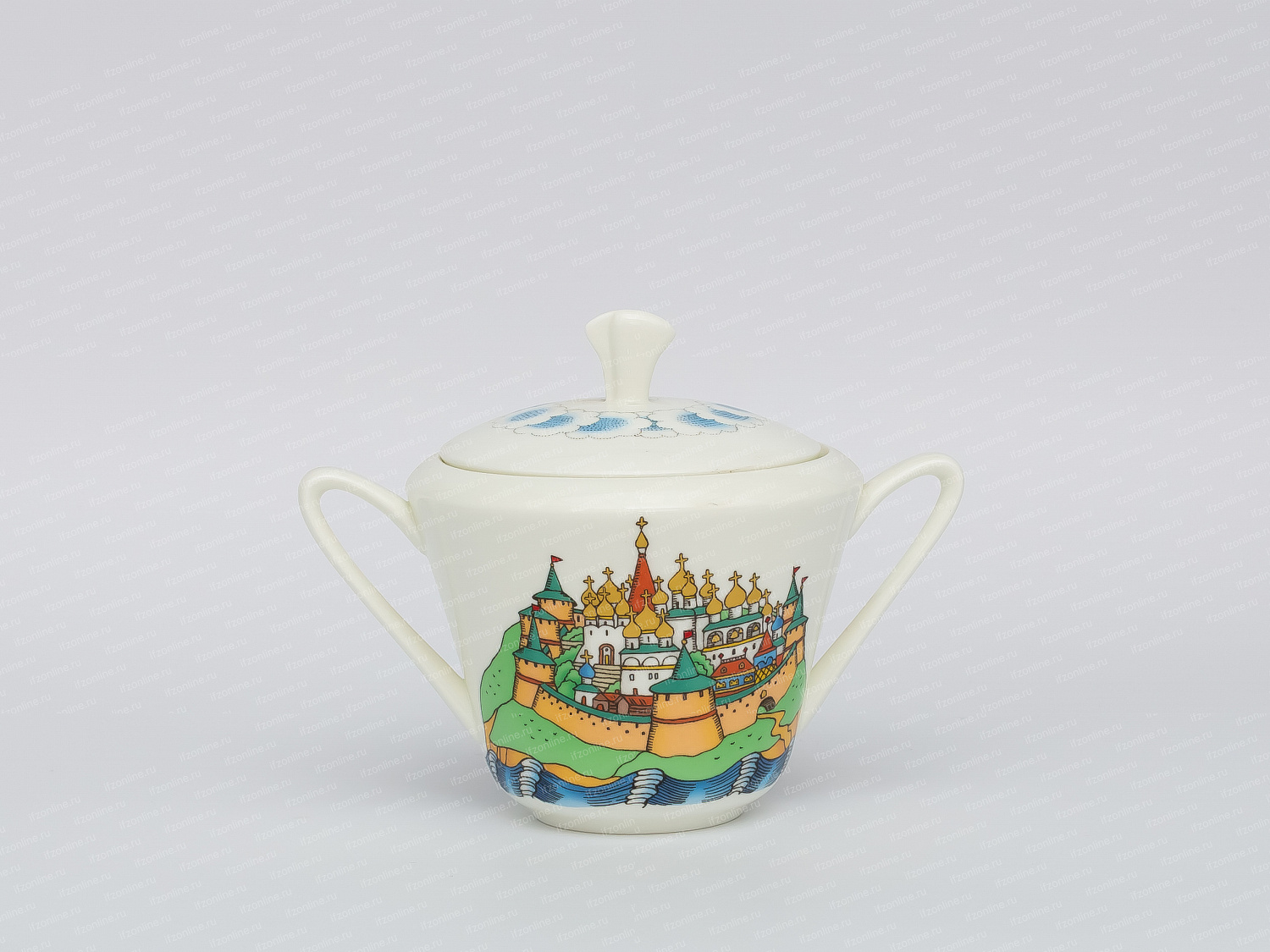 Сервиз чайный форма Сад, рисунок Русские сказки, 6/15