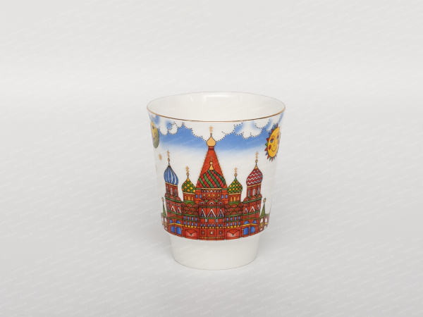 Чашка с блюдцем форма.Майская,рисунок. Московский собор