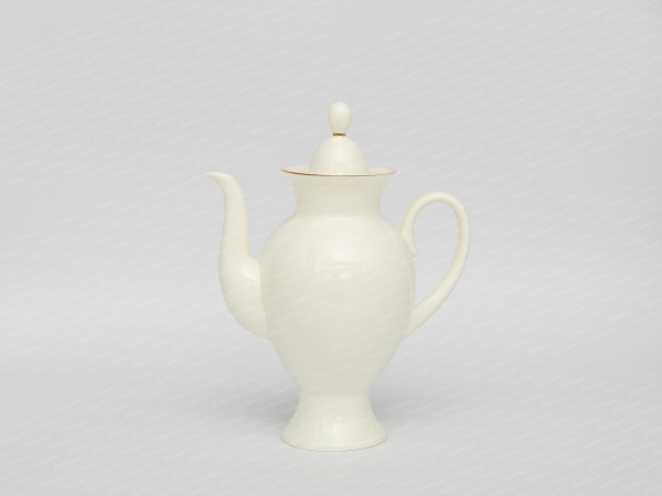 Кофейник, форма Классическая-2, рисунок Золотая лента