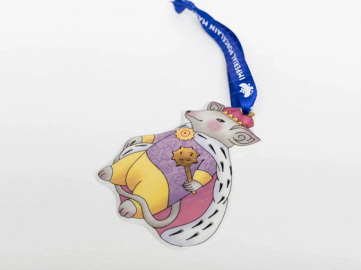 Елочная игрушка форма Мышиный король