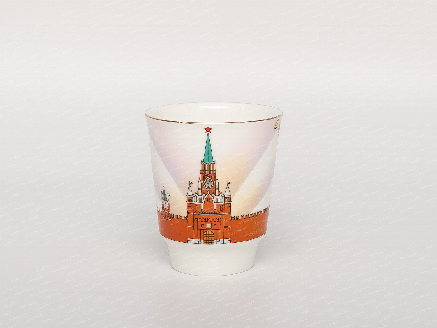 Чашкас блюдцем форма.Майская,рисунок.Спасская башня